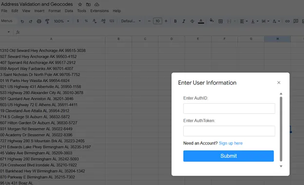 Add in AuthID and AuthToken