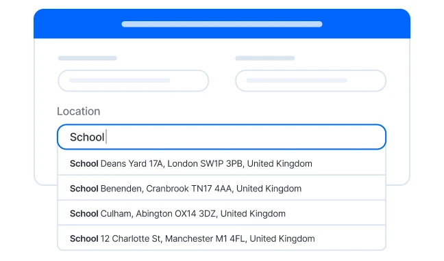 autocomplete implementation image